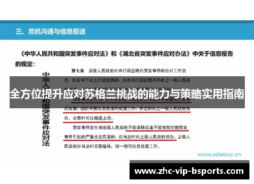 全方位提升应对苏格兰挑战的能力与策略实用指南